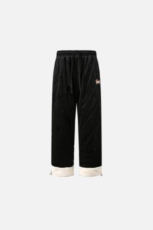 Concert Outfit Paneled Padded Sweatpants