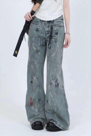 Concert Outfit Pant Leg Openings Jeans