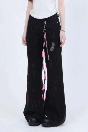 Concert Outfit Pant Leg Openings Jeans