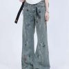 Concert Outfit Pant Leg Openings Jeans