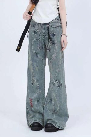 Concert Outfit Pant Leg Openings Jeans