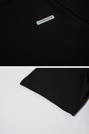 Concert Outfit Paper Clip Decoration Tee