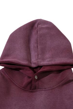 Concert Outfit Patch Lettering Embroidered Gradient Color Hoodie