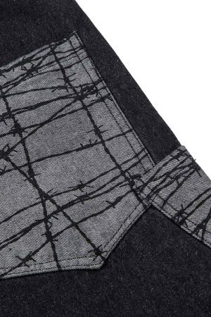 Concert Outfit Patch Pocket Baggy Jeans