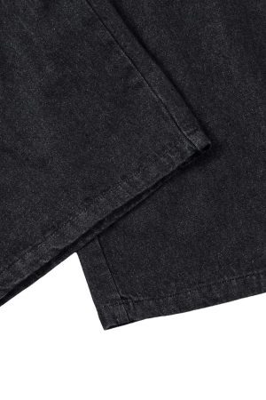 Concert Outfit Patch Pocket Baggy Jeans