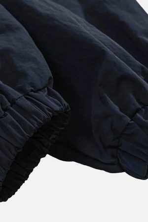 Concert Outfit Patchwork Contrasting Windbreaker Jacket