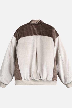 Concert Outfit Patchwork Embroidered Bomber Jacket