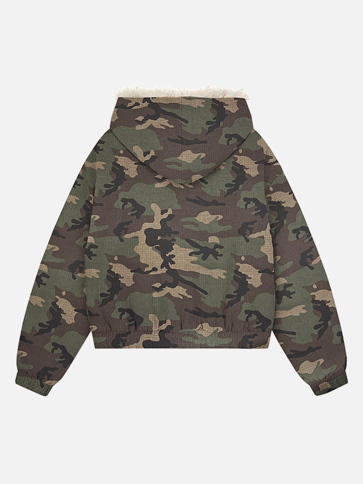 Concert Outfit Patchwork Fur Hooded Quilted Jacket Concert Outfit Patchwork Fur Hooded Quilted Jacket