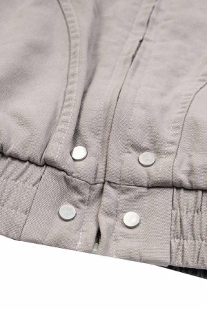 Concert Outfit Patchwork Fur Hooded Quilted Jacket