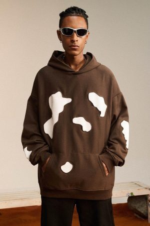 Concert Outfit Patchwork Hoodie