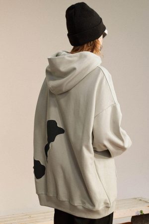 Concert Outfit Patchwork Hoodie