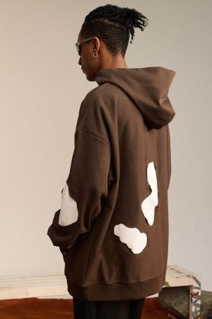 Concert Outfit Patchwork Hoodie