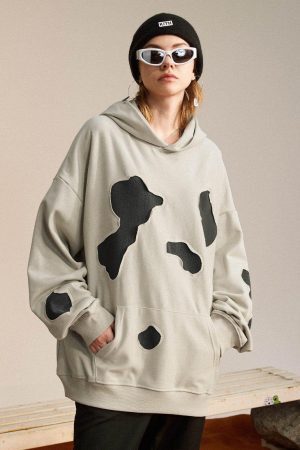 Concert Outfit Patchwork Hoodie