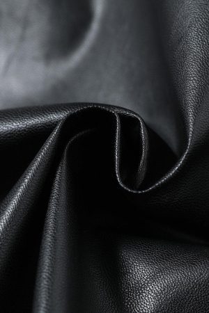 Concert Outfit Patchwork Pu Leather Motorcycle Jacket