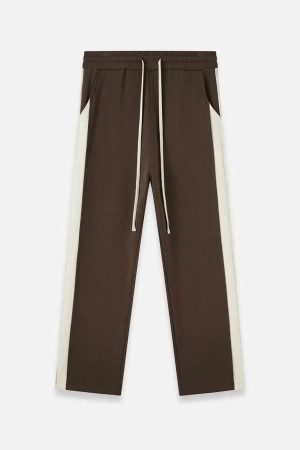 Concert Outfit Patchwork Split Pants