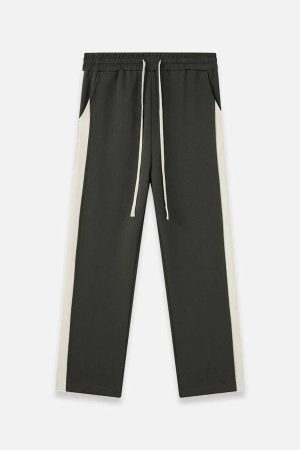 Concert Outfit Patchwork Split Pants