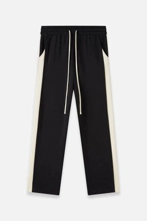 Concert Outfit Patchwork Split Pants