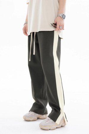 Concert Outfit Patchwork Split Pants
