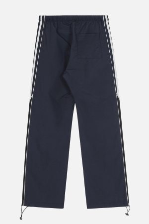 Concert Outfit Patchwork Tapered Leg Sweatpants