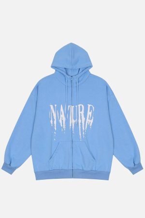 Concert Outfit Peace And Love Foam Print Cardigan Hoodie