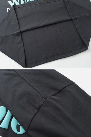 Concert Outfit Peace & Love Music Elements Print Tee