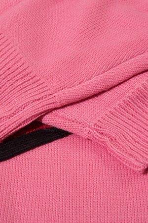 Concert Outfit Pentagram Torn Loose Sweater