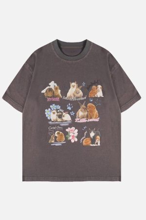 Concert Outfit Pets Print Tee