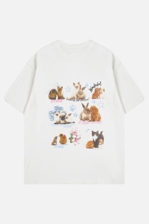 Concert Outfit Pets Print Tee