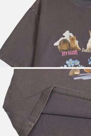 Concert Outfit Pets Print Tee