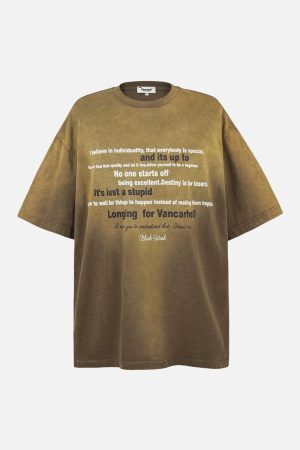 Concert Outfit Philosophic Threads Typographic Statement Tee