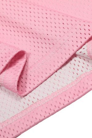 Concert Outfit Pink Flame Print Jersey T-Shirt