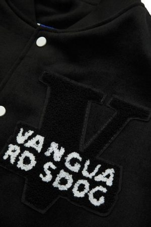 Concert Outfit Pink Terry Patch Embroidered Hip Hop Baseball Jersey