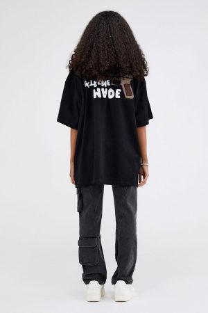 Concert Outfit Pistol Bear Graphic Tee