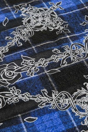 Concert Outfit Plaid Brushed Cardigan Hooded Shirt