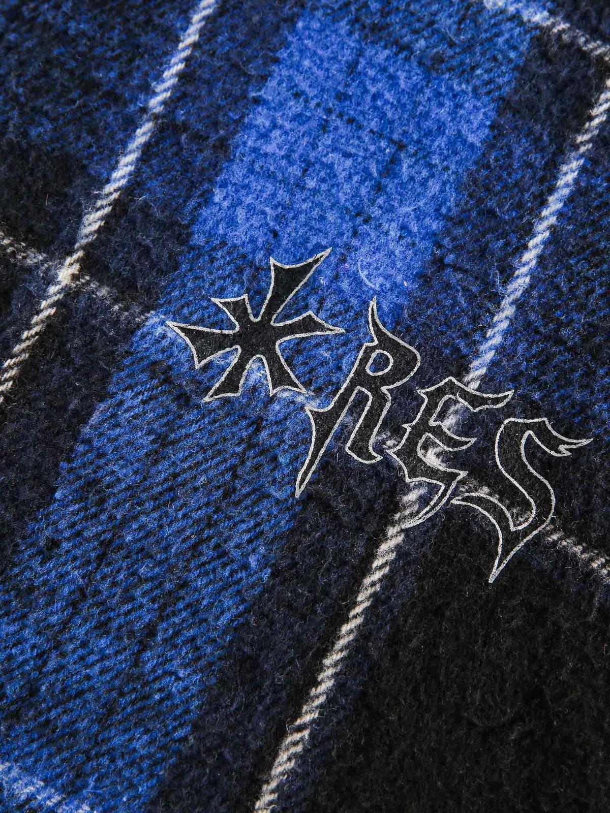 Concert Outfit Plaid Brushed Cardigan Hooded Shirt Concert Outfit Plaid Brushed Cardigan Hooded Shirt