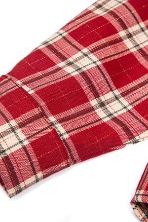 Concert Outfit Plaid Long Sleeve Shirt