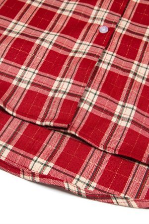 Concert Outfit Plaid Long Sleeve Shirt