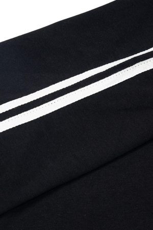 Concert Outfit Plaid Patch Knotted Scarf T-Shirt