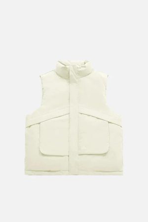 Concert Outfit Plain Windproof Vest