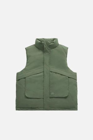 Concert Outfit Plain Windproof Vest