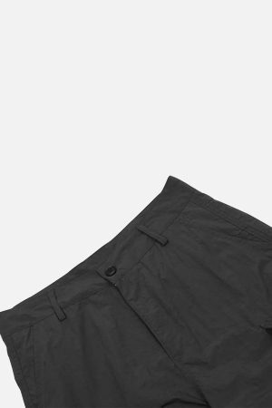 Concert Outfit Pleated Bandage Drawstring Cargo Pants