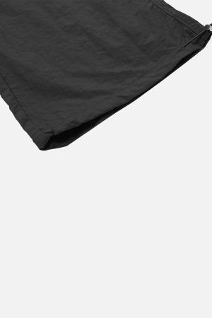 Concert Outfit Pleated Bandage Drawstring Cargo Pants