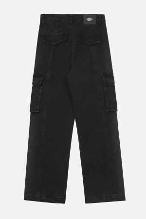 Concert Outfit Pleated Pockets Jeans