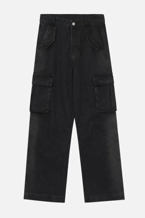 Concert Outfit Pleated Pockets Jeans