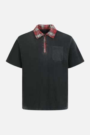 Concert Outfit Pliad Lapel Cleanfit Polo T-Shirt