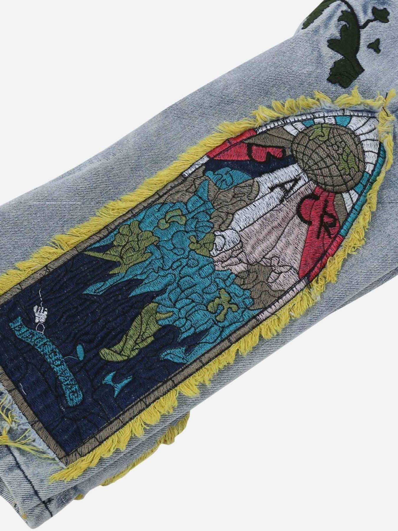 Concert Outfit Plum Embroidery Jeans Concert Outfit Plum Embroidery Jeans