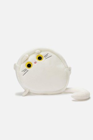 Concert Outfit Plush Cat Crossbody Bag
