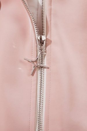 Concert Outfit Plush Collar Suede Faux Leather Jacket