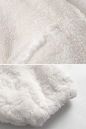 Concert Outfit Plush Ear Hoodie Jacket