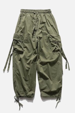 Concert Outfit Pockets with Flap Pants